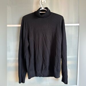 Uniqlo - Men’s Black Merino Turtleneck - Medium